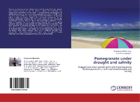 Pomegranate under drought and salinity: Evapotranspiration growth and yield of pomegranate (Punica granatum L.) with combined drought and salinity