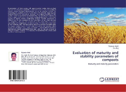 Evaluation of  maturity and stability parameters of composts: Maturity and stability parameters