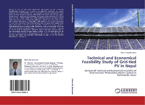Technical and Economical Feasibility Study of Grid-tied PV in Nepal: Analysis of Technical and Economical Feasibility of Grid-tied Solar Photovoltaic Electric System in Kathmandu, Nepal