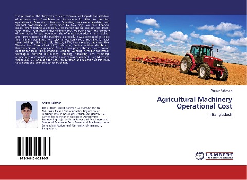 Agricultural Machinery Operational Cost: in Bangladesh