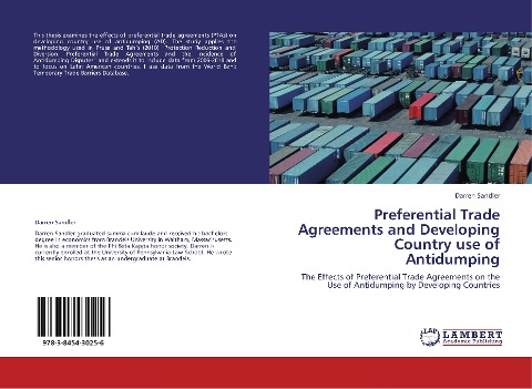 Preferential Trade Agreements and Developing Country use of Antidumping: The Effects of Preferential Trade Agreements on the Use of Antidumping by Developing Countries