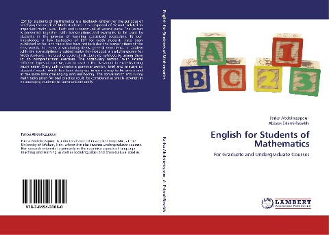 English for Students of Mathematics: For Graduate and Undergraduate Courses
