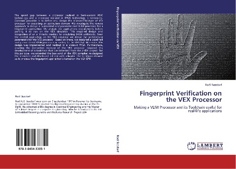 Fingerprint Verification on the VEX Processor: Making a VLIW Processor and its Toolchain useful for real-life applications