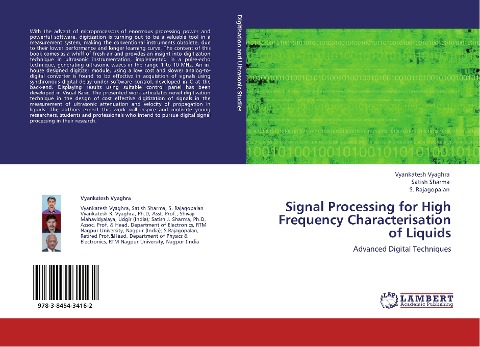 Signal Processing for High Frequency Characterisation of Liquids: Advanced Digital Techniques