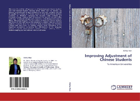 Improving Adjustment of Chinese Students: To American Universities