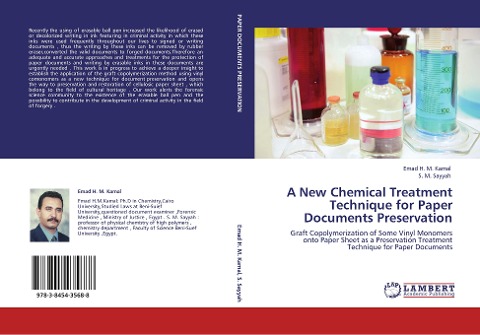 A New Chemical Treatment Technique for Paper Documents Preservation: Graft Copolymerization of Some Vinyl Monomers onto Paper Sheet as a Preservation Treatment Technique for Paper Documents