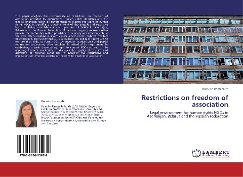 Restrictions on freedom of association: Legal environment for human rights NGOs in Azerbaijan, Belarus and the Russian Federation
