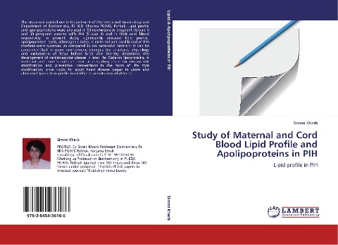 Study of Maternal and Cord Blood Lipid Profile and Apolipoproteins in PIH: Lipid profile in PIH