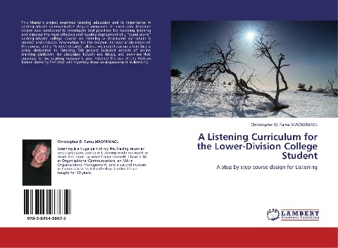 A Listening Curriculum for the Lower-Division College Student: A step by step course design for Listening