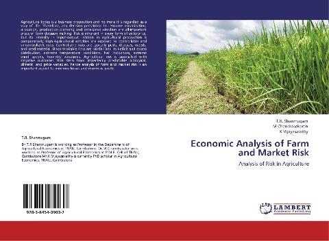 Economic Analysis of Farm and Market Risk: Analysis of Risk in Agriculture