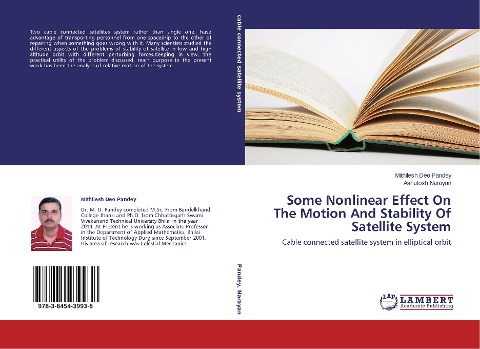 Some Nonlinear Effect On The Motion And Stability Of Satellite System: Cable connected satellite system in elliptical orbit