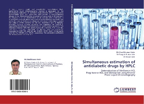 Simultaneous estimation of antidiabetic drugs by HPLC: Determination of Metformin HCl, Pioglitazone HCl, and Glimepiride using Reverse Phase Liquid Chromatography