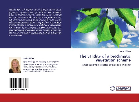 The validity of a bioclimatic vegetation scheme: a test using wild-collected botanic garden plants