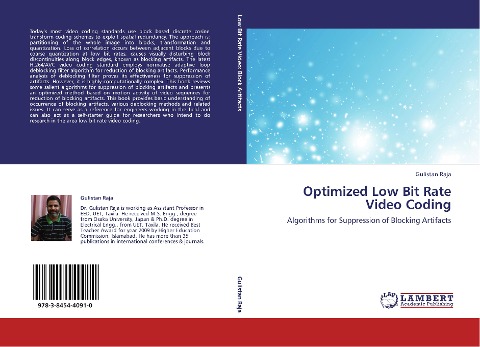 Optimized Low Bit Rate Video Coding: Algorithms for Suppression of Blocking Artifacts