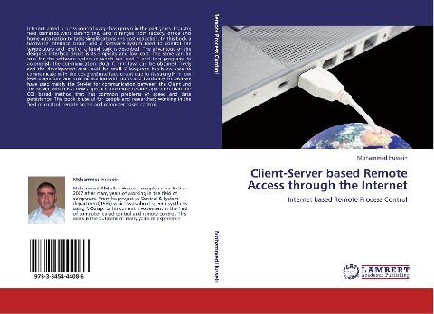 Client-Server based Remote Access through the Internet: Internet based Remote Process Control