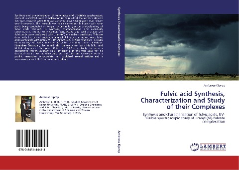 Fulvic acid Synthesis, Characterization and Study of their Complexes: Synthesis and characterization of fulvic acids. UV-Visible spectroscopic study of uranyl (VI)-fulvate complexation