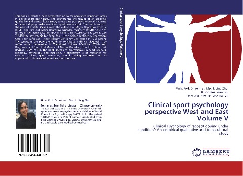 Clinical sport psychology perspective West and East Volume V: Clinical Psychology of accept doping under condition: An empirical qualitative and transcultural study