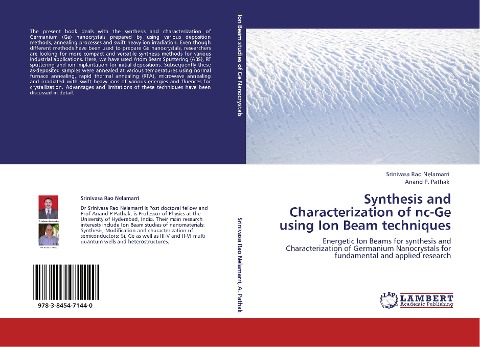 Synthesis and Characterization of nc-Ge using Ion Beam techniques: Energetic Ion Beams for synthesis and Characterization of Germanium Nanocrystals for fundamental and applied research