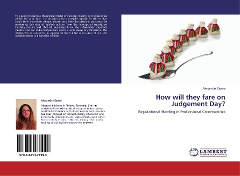 How will they fare on Judgement Day?: Reputational Herding in Professional Communities