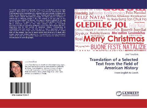 Translation of a Selected Text from the Field of American History: From English to Czech