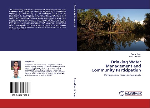Drinking Water Management and Community Participation: Participation ensures sustainability