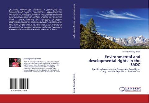 Environmental and developmental rights in the SADC: Specific reference to the Democratic Republic of Congo and the Republic of South Africa