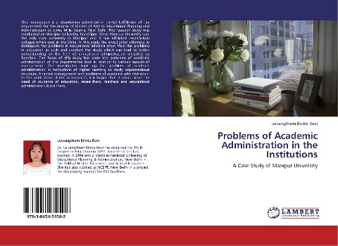 Problems of Academic Administration in the Institutions: A Case Study of Manipur University