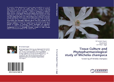 Tissue Culture and Phytopharmacological study of Michelia champaca: Screening of Mchelia champaca