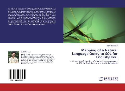 Mapping of a Natural Language Query to SQL for English/Urdu: Efficient transformation of a natural language query to SQL for English/Urdu and similar languages