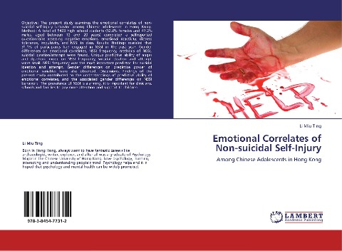 Emotional Correlates of Non-suicidal Self-Injury: Among Chinese Adolescents in Hong Kong