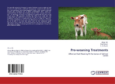 Pre-weaning Treatments: Effect on Post-Weaning Performance of Sahiwal Calves