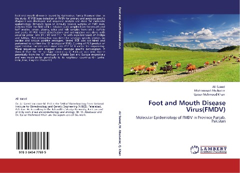 Foot and Mouth Disease Virus(FMDV): Molecular Epidemiology of FMDV in Province Punjab, Pakistan