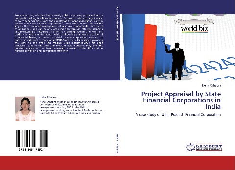 Project Appraisal by State Financial Corporations in India: A case study of Uttar Pradesh Financial Corporation