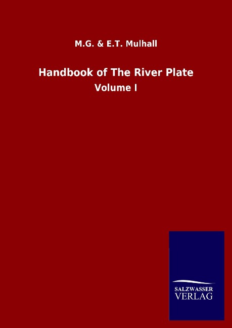 Handbook of The River Plate: Volume I
