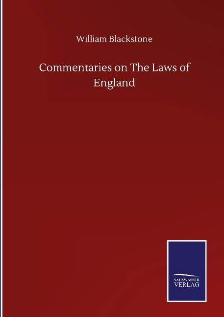Commentaries on The Laws of England