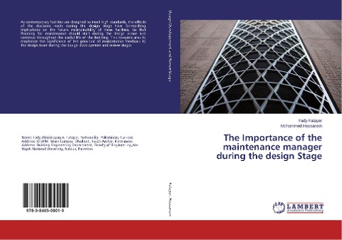 The Importance of the maintenance manager during the design Stage