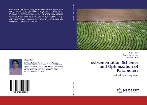 Instrumentation Schemes and Optimization of Parameters: in drip irrigation systems