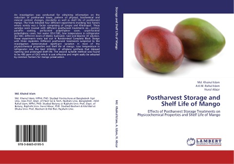 Postharvest Storage and Shelf Life of Mango: Effects of Postharvest Storage Treatments on Physicochemical Properties and Shelf Life of Mango
