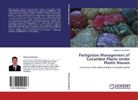 Fertigation Management of Cucumber Plants Under Plastic Houses: Correction of the nutrient status of cucmber plants