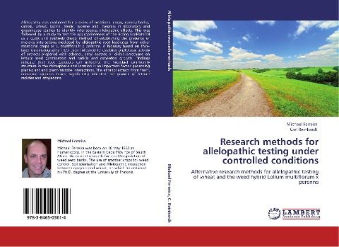 Research methods for allelopathic testing under controlled conditions: Alternative research methods for allelopathic testing of wheat and the weed hybrid Lolium multiflorum x perenne