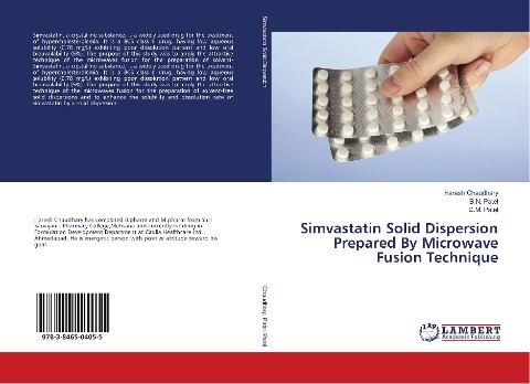 Simvastatin Solid Dispersion Prepared By Microwave Fusion Technique