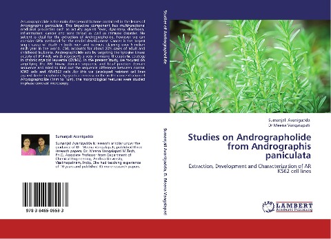 Studies on Andrographolide from Andrographis paniculata: Extraction, Development and Characterization of AR K562 cell lines