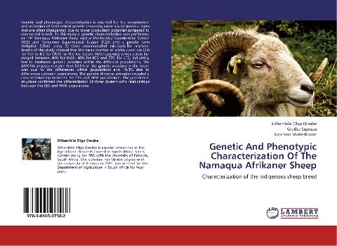 Genetic And Phenotypic Characterization Of The Namaqua Afrikaner Sheep: Characterization of the indigenous sheep breed