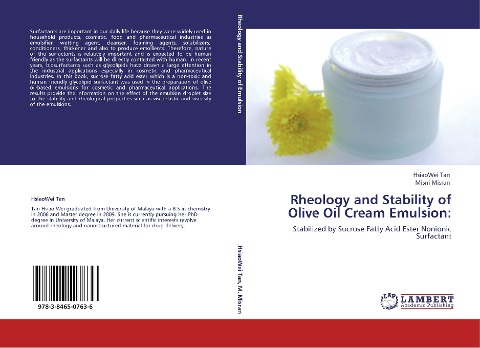 Rheology and Stability of Olive Oil Cream Emulsion:: Stabilized by Sucrose Fatty Acid Ester Nonionic Surfactant