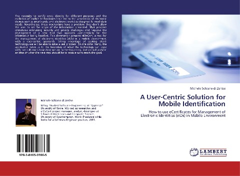 A User-Centric Solution for Mobile Identification: How to use eCertificates for Management of Electronic Identities (eIDs) in Mobile Environment