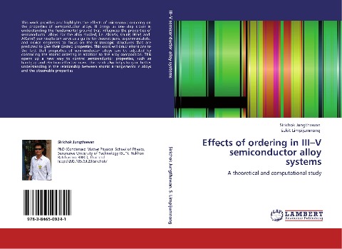 Effects of ordering in  III-V semiconductor alloy systems: A theoretical and computational study