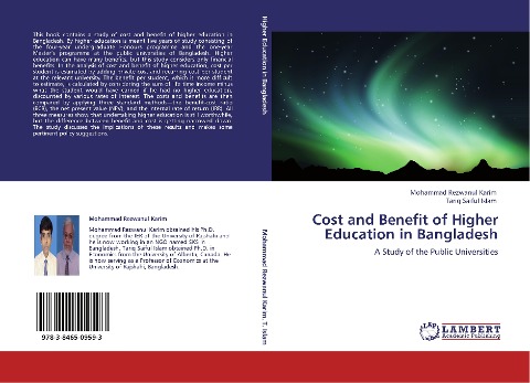 Cost and Benefit of Higher Education in Bangladesh: A Study of the Public Universities