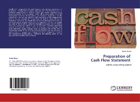 Preparation of   Cash Flow Statement: within accounting system