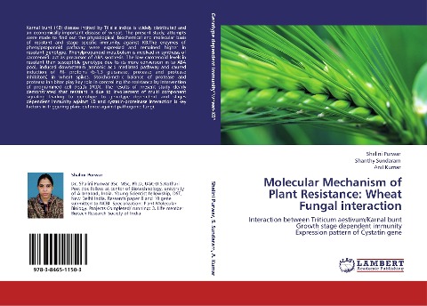 Molecular Mechanism of Plant Resistance: Wheat Fungal interaction: Interaction between Triticum aestivum/Karnal bunt  Growth stage dependent immunity  Expression pattern of Cystatin gene