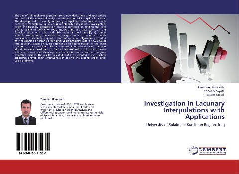 Investigation in Lacunary Interpolations with Applications: University of Sulaimani Kurdistan Region- Iraq